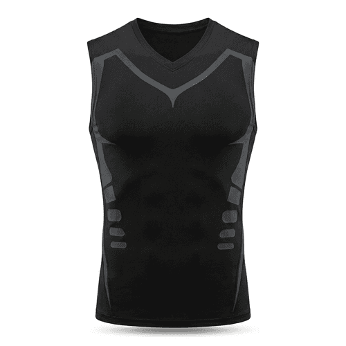 Mens Compression Tank – Breathable Fit Stretch Workout Top