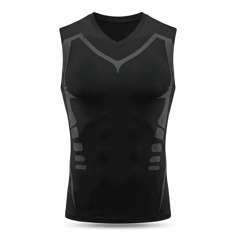 Mens Compression Tank – Breathable Fit Stretch Workout Top