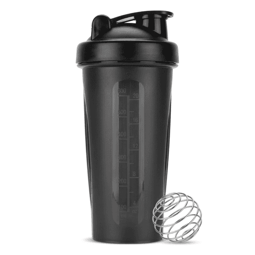 Protein Shaker Bottle for Smooth Mixing with Stainless Whisk